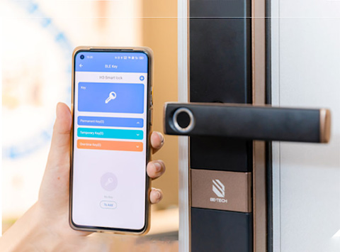 Bluetooth Bedroom Door Lock 1