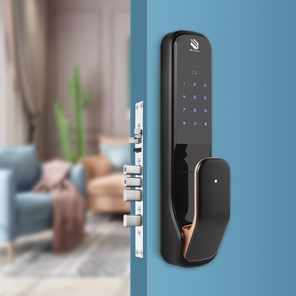 be tech Push Pull Fingerprint Digital Door Lock