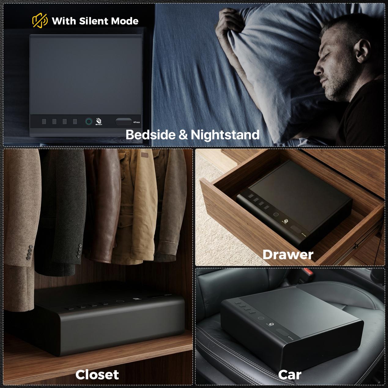 STA03 Biometric Gun Safe for Handgun3