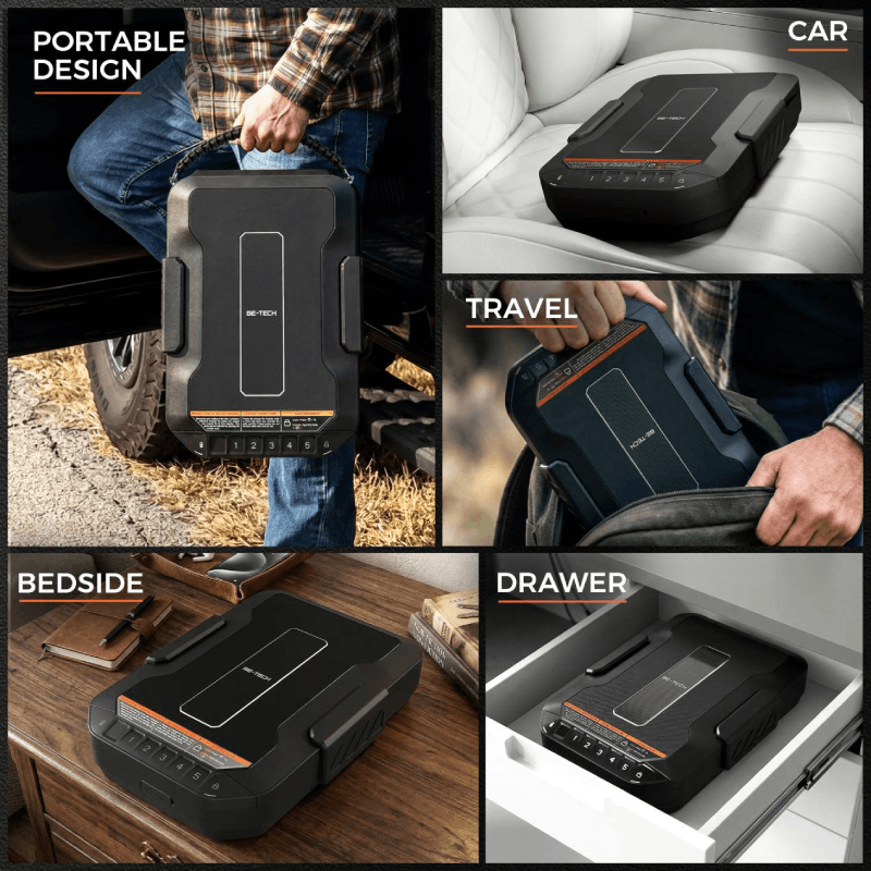 STA04 Portable Biometric Gun Safe4